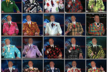 Figure 1: “The many suits of Canadian hockey commentator Don Cherry,” Reddit, uploaded by used ihateyourband, 15 Jan 2013, http://imgur.com/gallery/zT2H1