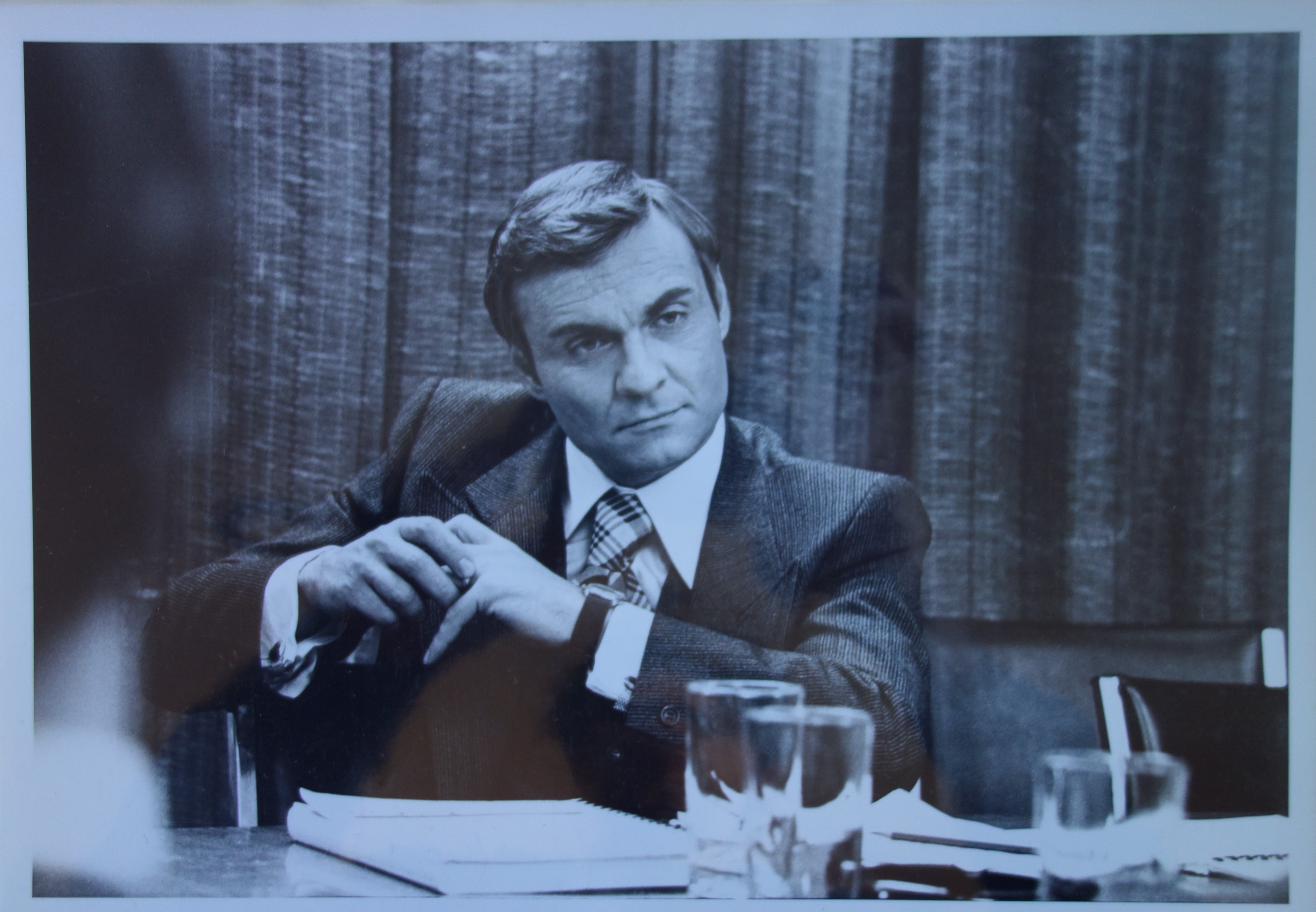 Figure 5: Kenneth Welsh as Peter Lougheed in The Tar Sands, 1977.